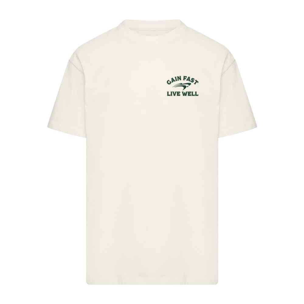 Mister Tee Upscale - Heavy Burger Heavy Oversize Tshirt Homme - Crème
